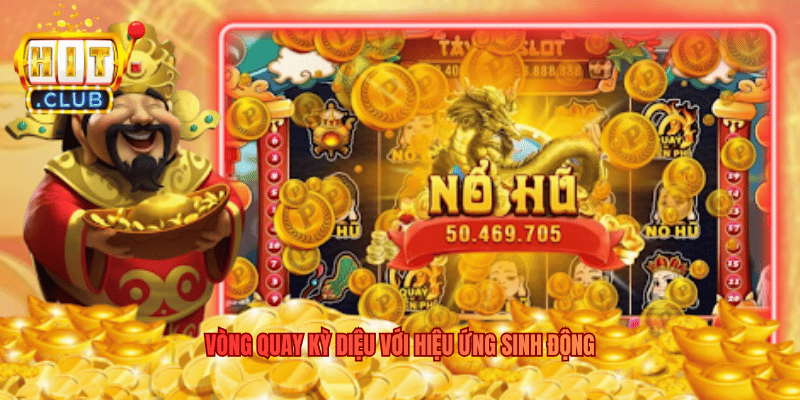Thần Tài – Trải Nghiệm Quay Hũ Thắng Lớn Tại Hitclub Vòng quay kỳ diệu với hiệu ứng sinh động